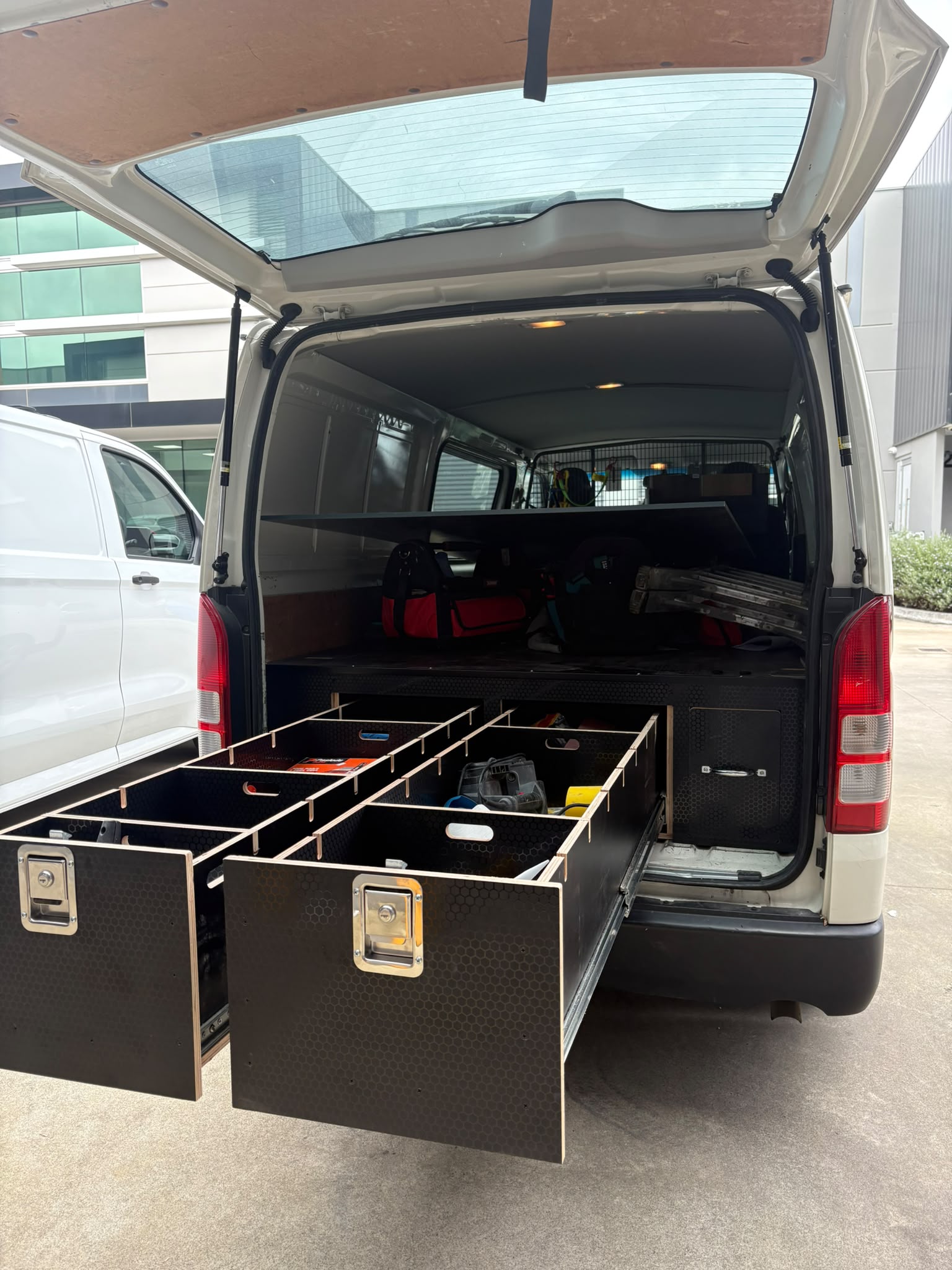 Custom drawers for vans in Melbourne